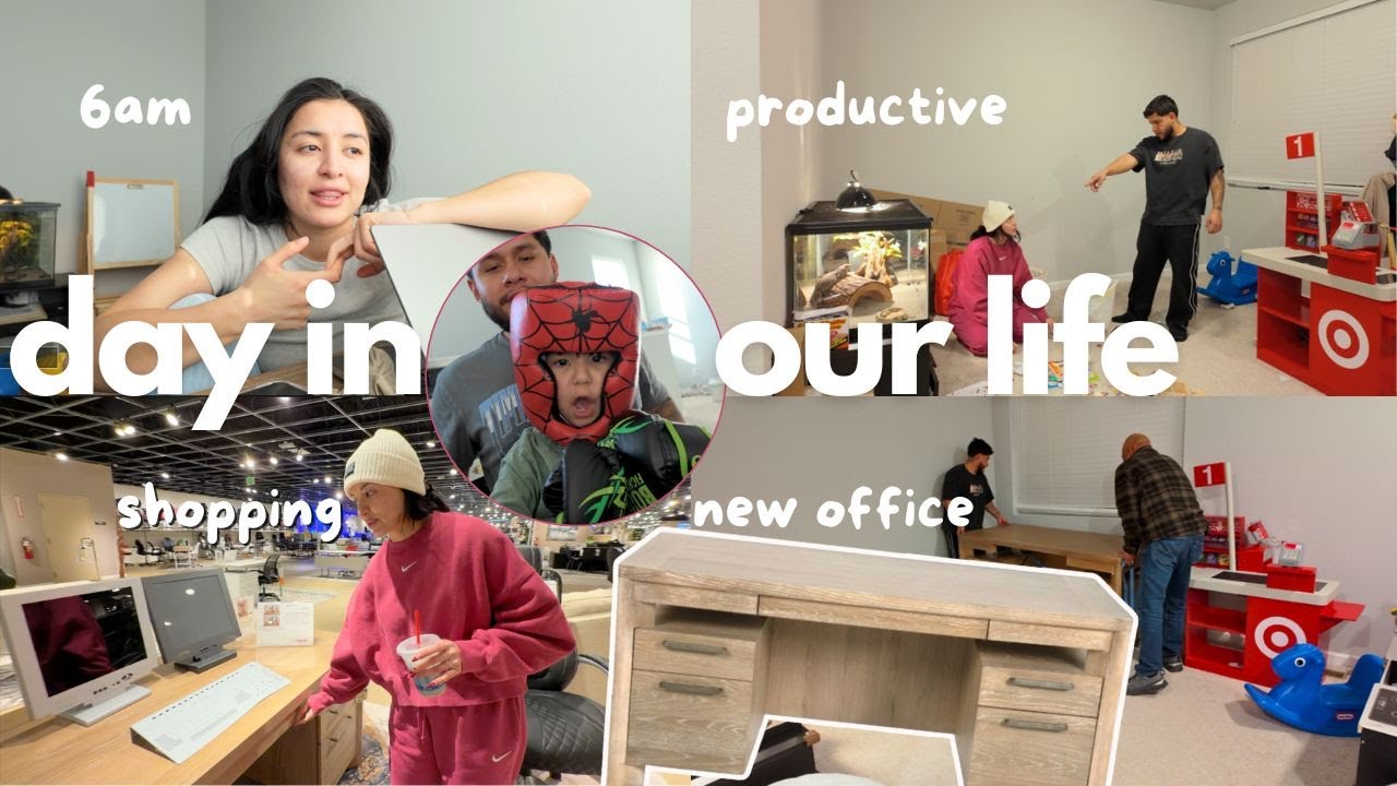 FIRST VLOG OF THE YEAR| Cortando la rosca, office makeover, boxing classes