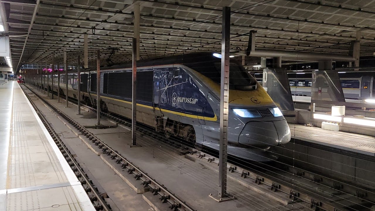 Eurostar Class 373 E300 Train(373008) Departing From London St Pancras International Station 5/10/24