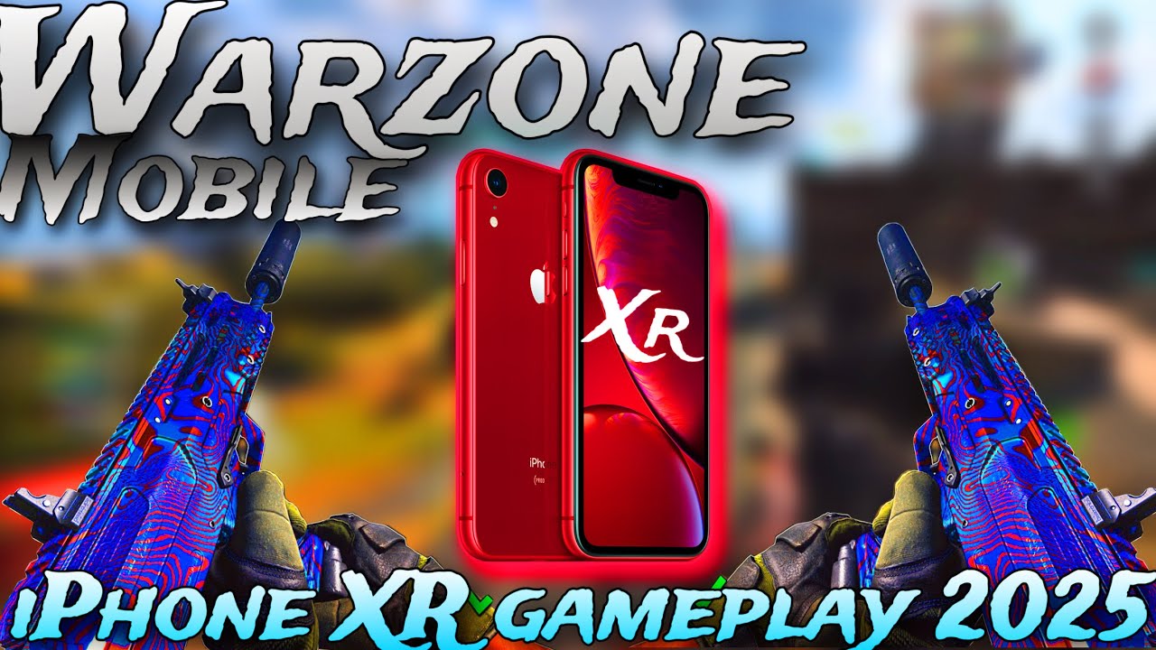 iPhone XR CALL OF DUTY WARZONE MOBILE GAMEPLAY 2025 settings
