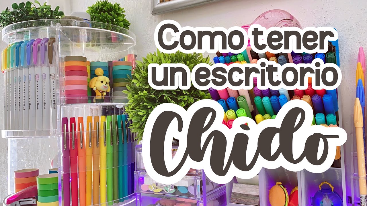 Cómo tener un escritorio HERMOSO 💚🐛 Inspiración para limpiar y ordenar