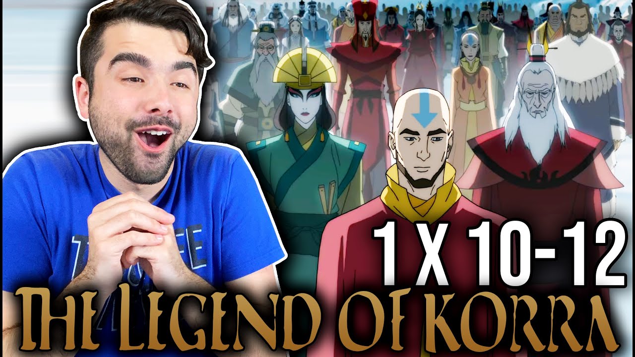 ENDGAME! The Legend of Korra SEASON 1 EPISODE 10-12 REACTION