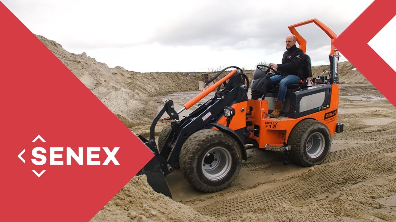 De nieuwste generatie knikladers nu in België | RELLY MINI LOADER | Senex