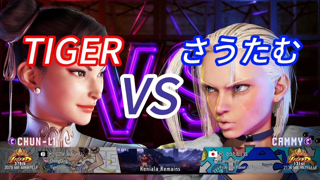 SF6💥TIGER(CHUN-LI) vs さうたむ(CAMMY)💥Street Fighter 6 High Level Match's EP1663