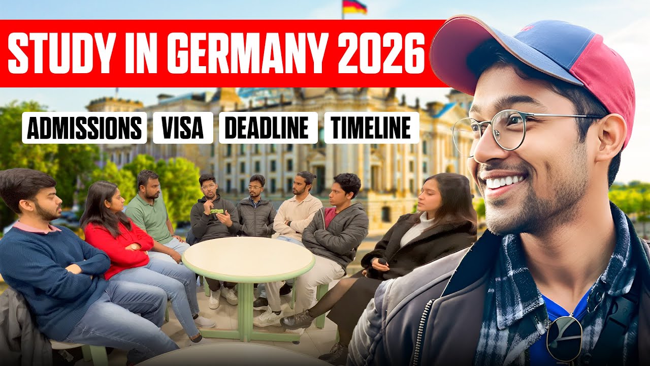Study in Germany 🇩🇪 in 2026 : admissions, visa, Deadline, timeline 