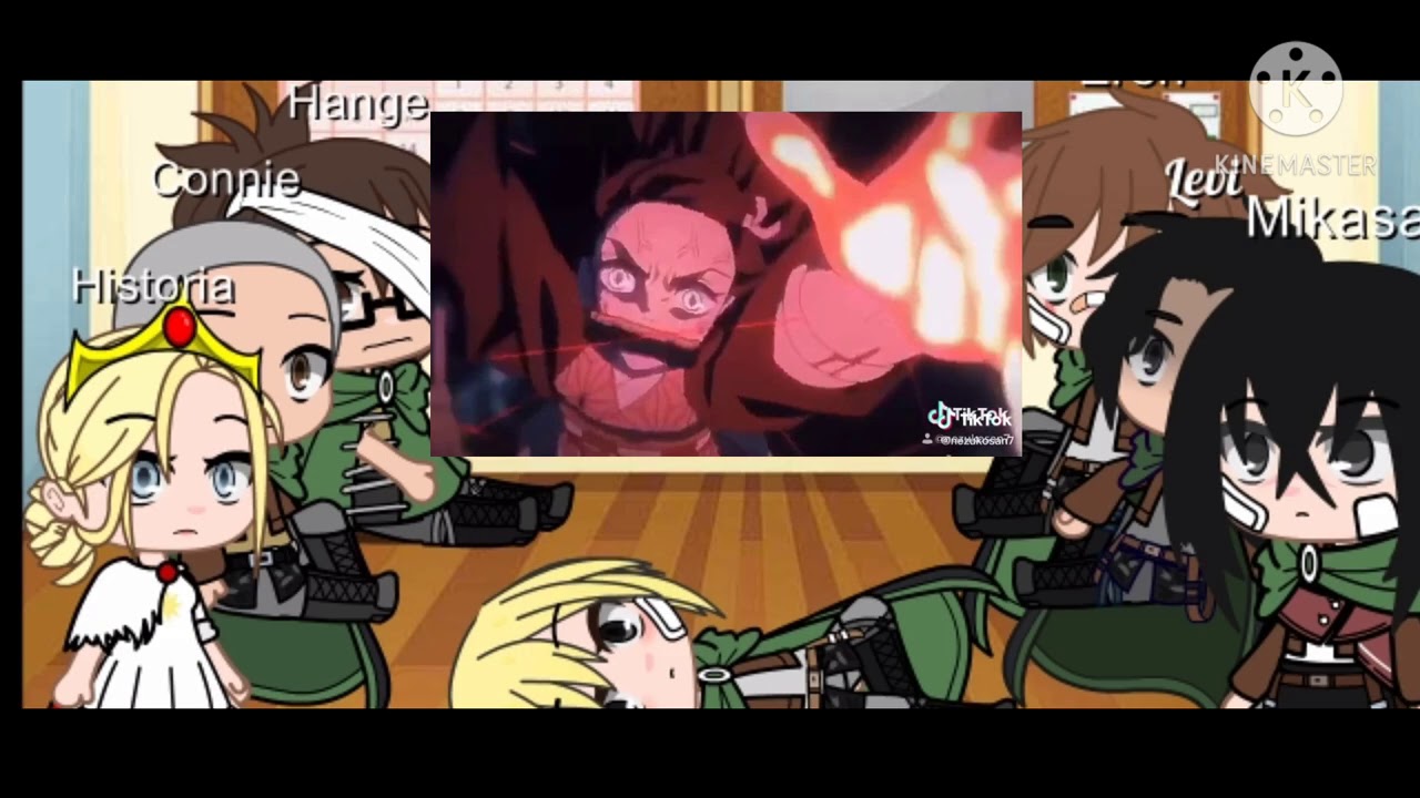 Aot reacts to Nezuko (Demonslayer) | GC | ✨Requested✨ | Pt5 | Original