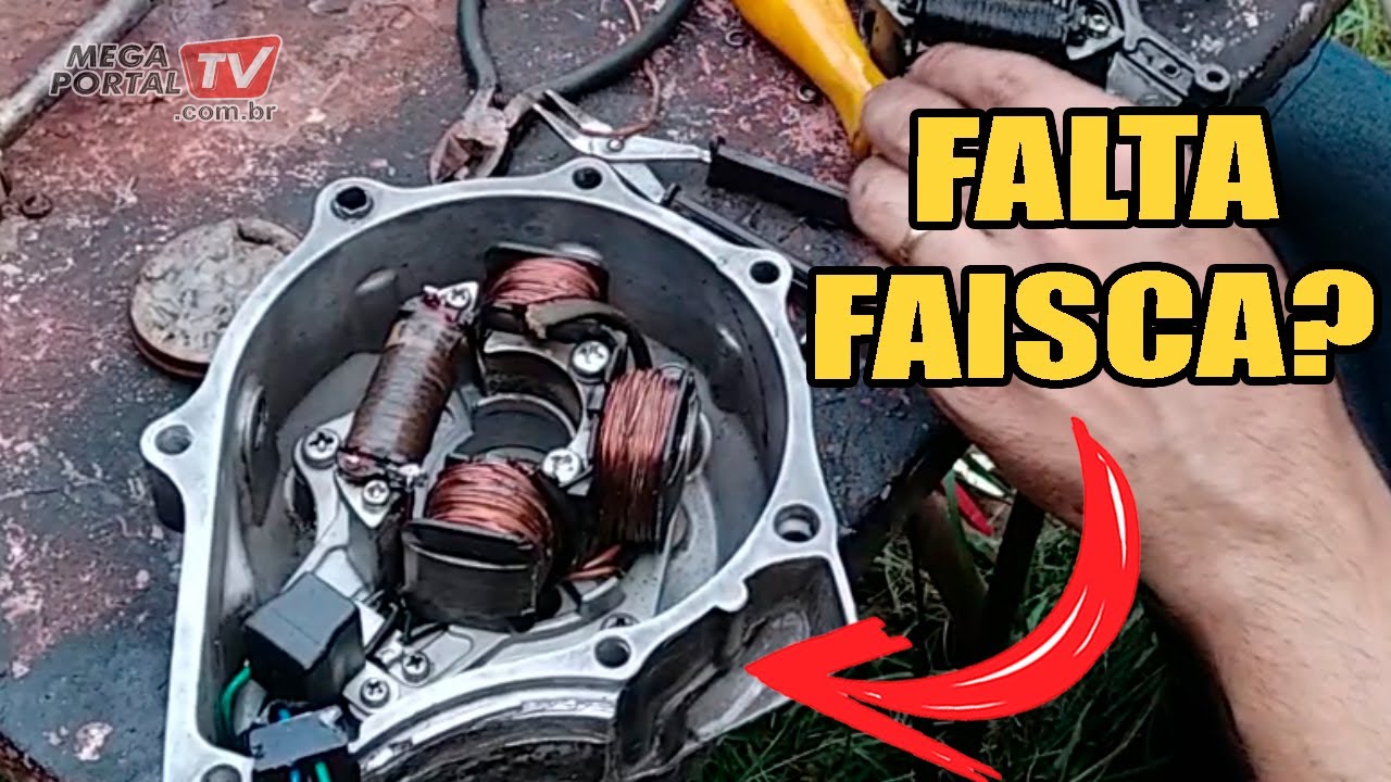 COMO TROCAR ESTATOR CG XL 125 ML TURUNA TESTE CORES DOS FIOS