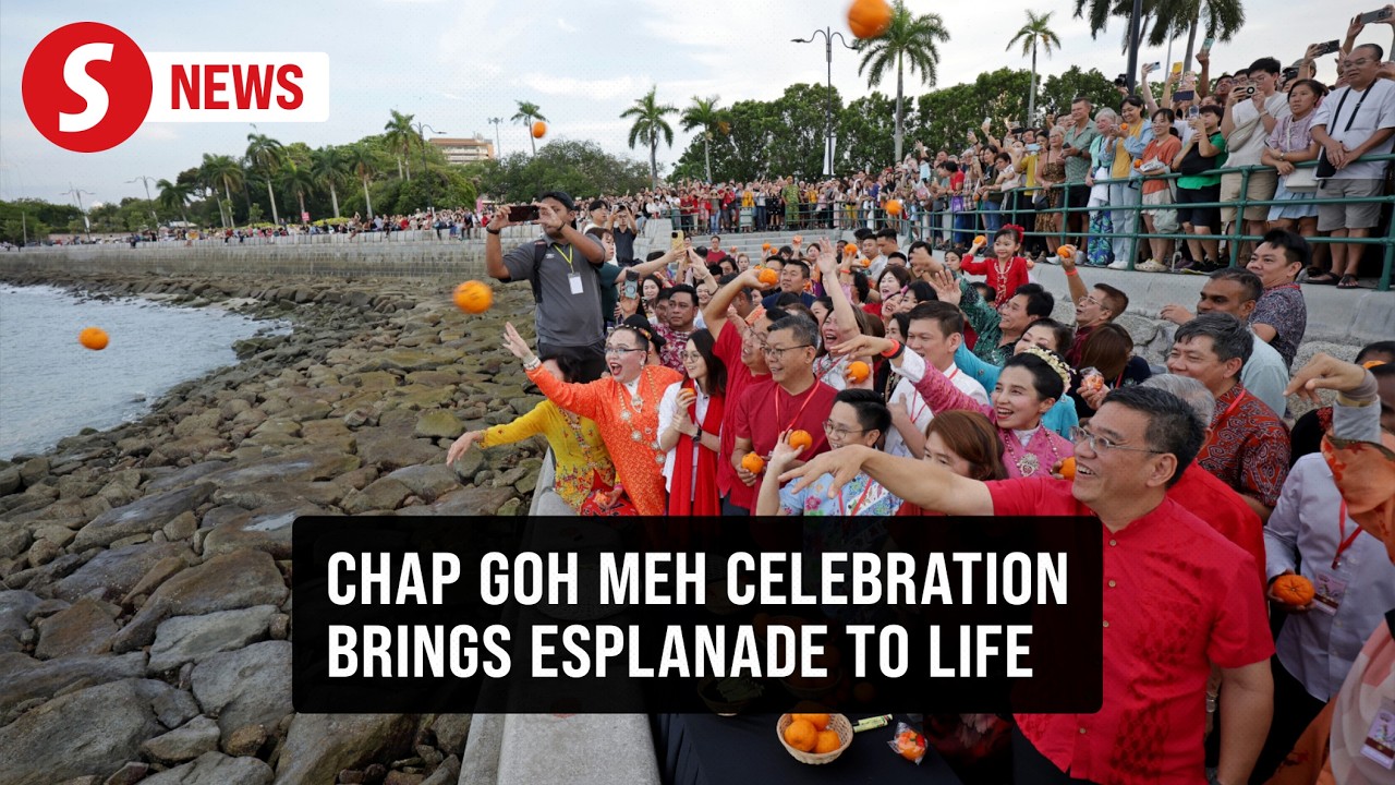 Historic esplanade comes alive for Chap Goh Meh celebration