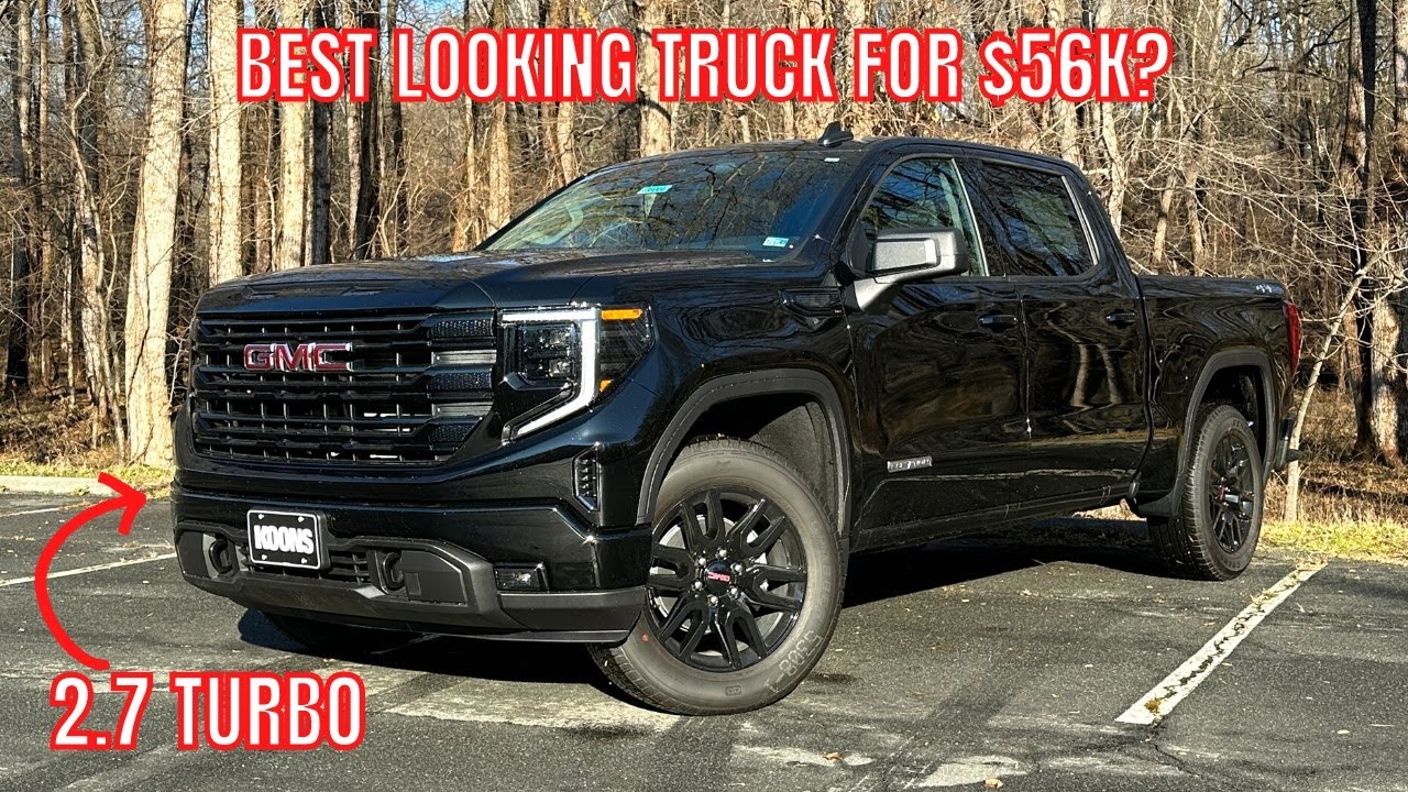 2023 GMC Sierra Elevation - REVIEW and POV DRIVE - BLACKED OUT!
