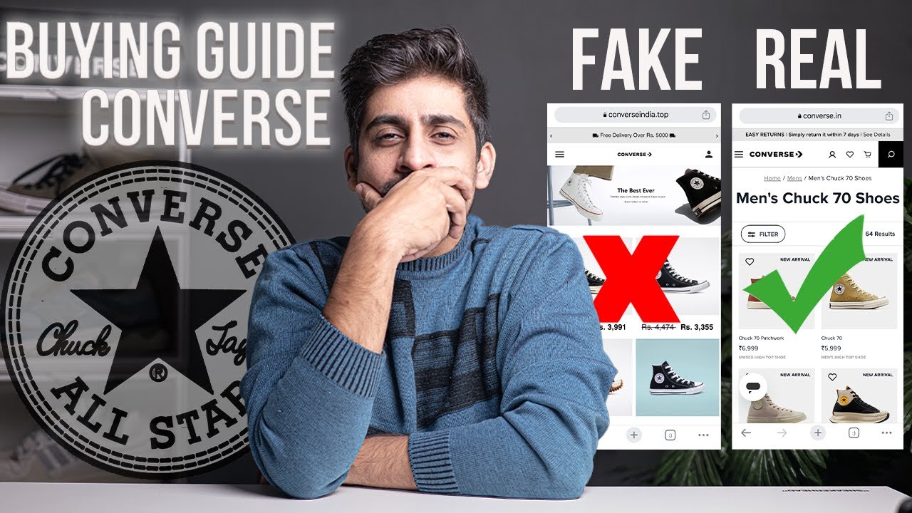 BEWARE OF THE FAKE WEBSITE OF CONVERSE INDIA | WHERE TO BUY CONVERSE IN INDIA? | FULL GUIDE
