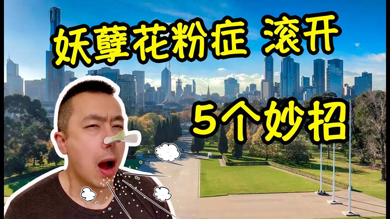 澳洲春天的妖孽花粉症 5个实用妙招减少花粉症的困扰 Danny的澳洲笔记