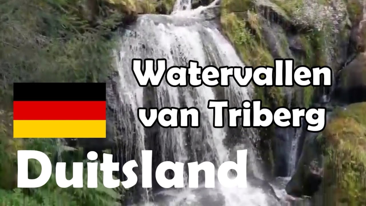 DUITSLAND De watervallen van Triberg in het Zwarte Woud Schwartzwa;d