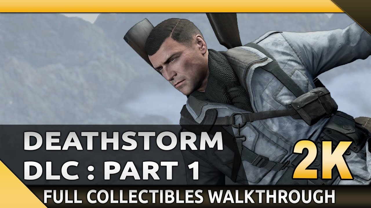 Sniper Elite 4 (PC) - Deathstorm 1: Inception - All Collectibles/Optional Objectives (1440p)