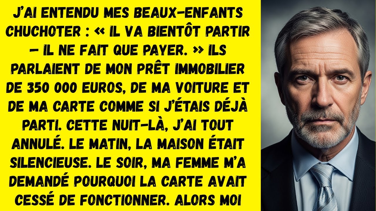 Mes Beaux-Enfants Ont Murmuré : « Il S’En Va, Il Paye Juste » — J’Ai Tout Annulé. Et Là…
