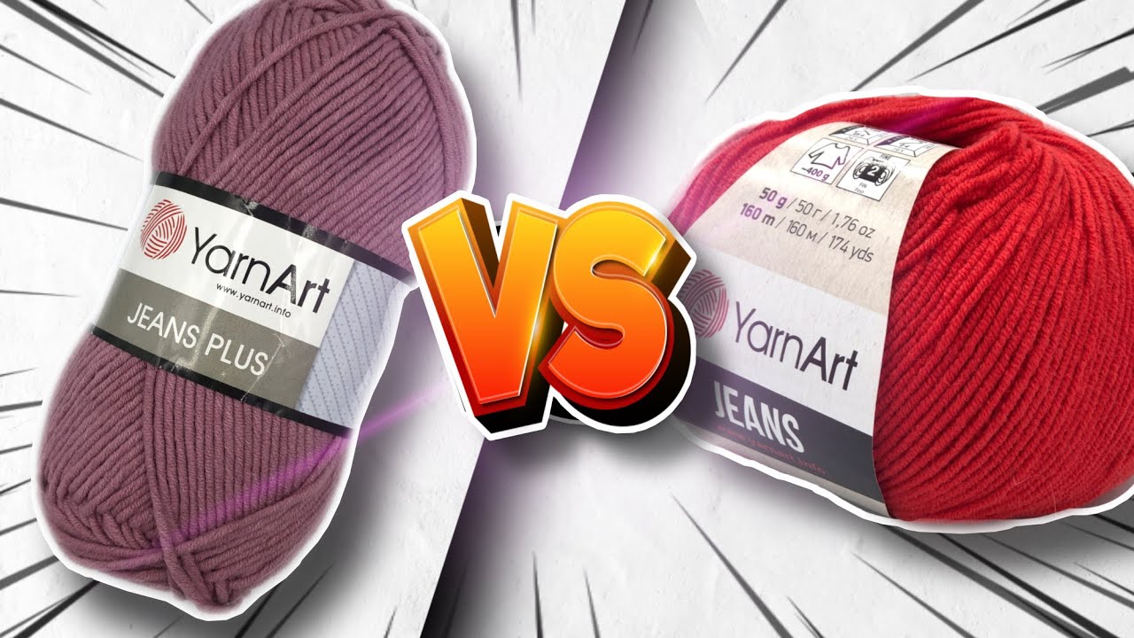 YARNART JEANS vs. JEANS PLUS  / Przewodnik po włóczkach