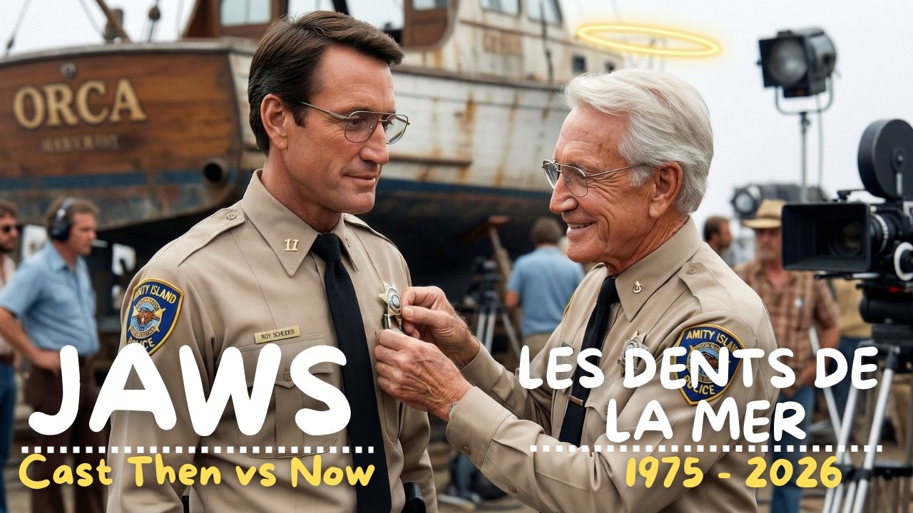 JAWS 1975 🦈Cast Then and Now 2026! Actors selfies 50 years later - Spielberg's famous movie