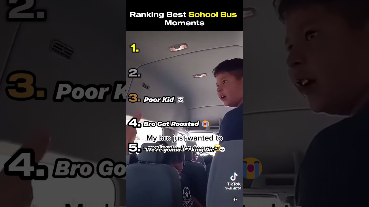 Ranking Best School Bus Moments!