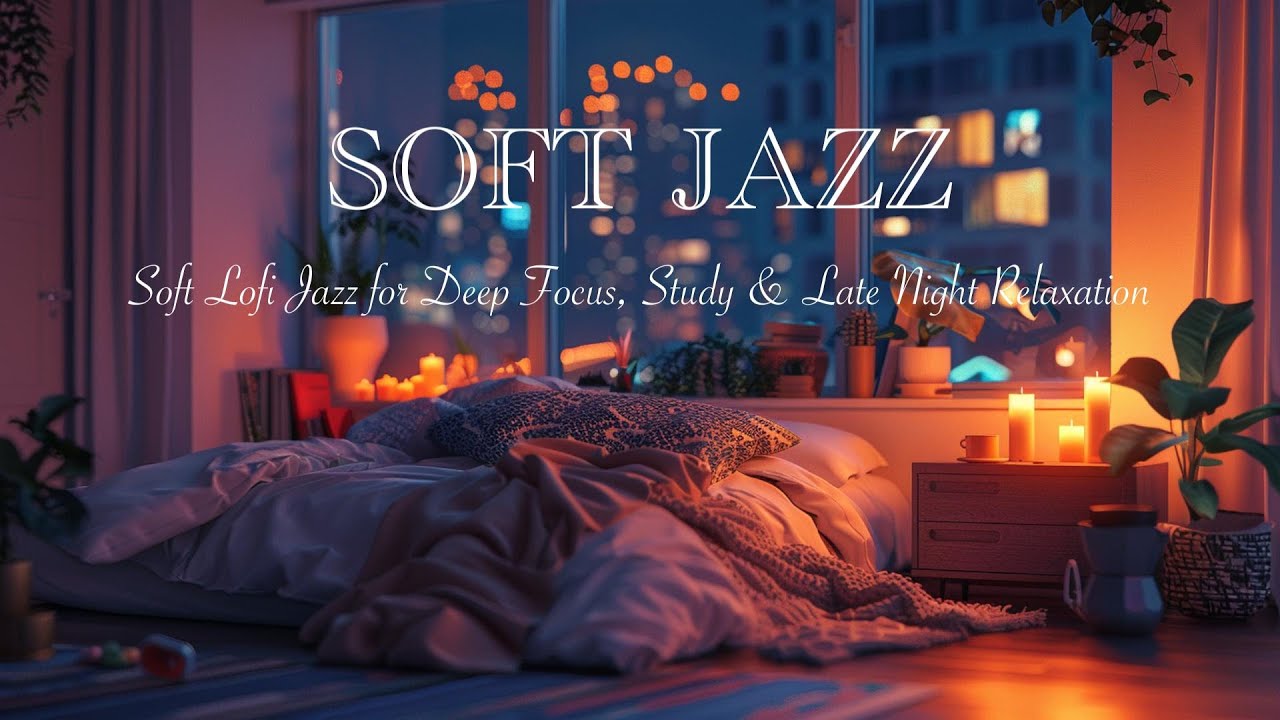 Midnight Bedroom Coffee Jazz ☕ Soft Lofi Jazz for Deep Focus, Study & Late Night Relaxation