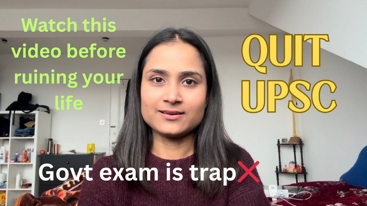 UPSC IS A SCAM | GOVT JOB EXAMS ARE JUST WASTING YOUR TIME 