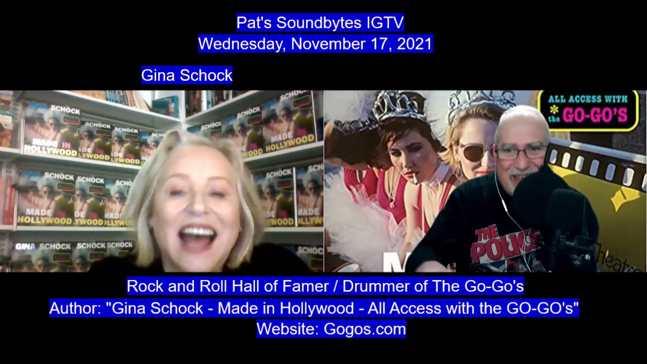 Rock Hall of Famer / Drummer of the Go-Go's Gina Schock!!
