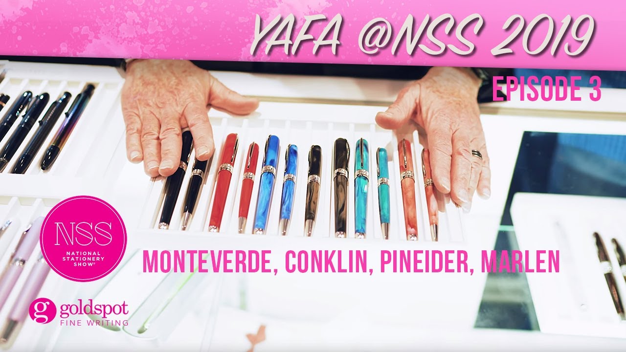 2019 Pens from Monteverde, Conklin & Pineider @ National Stationery Show, ep. 3