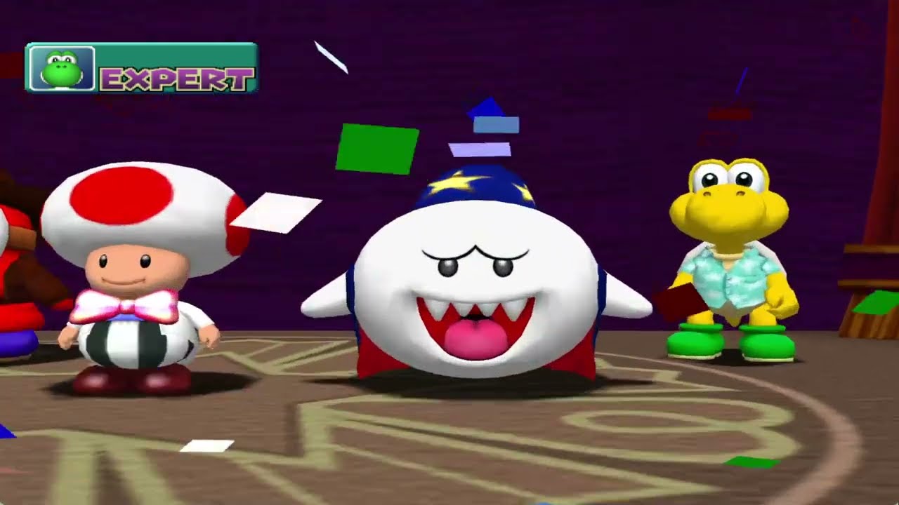 Mario Party 4 - Story Mode with Yoshi on Expert Mode Part 1 (Koopa's Seaside Soiree)