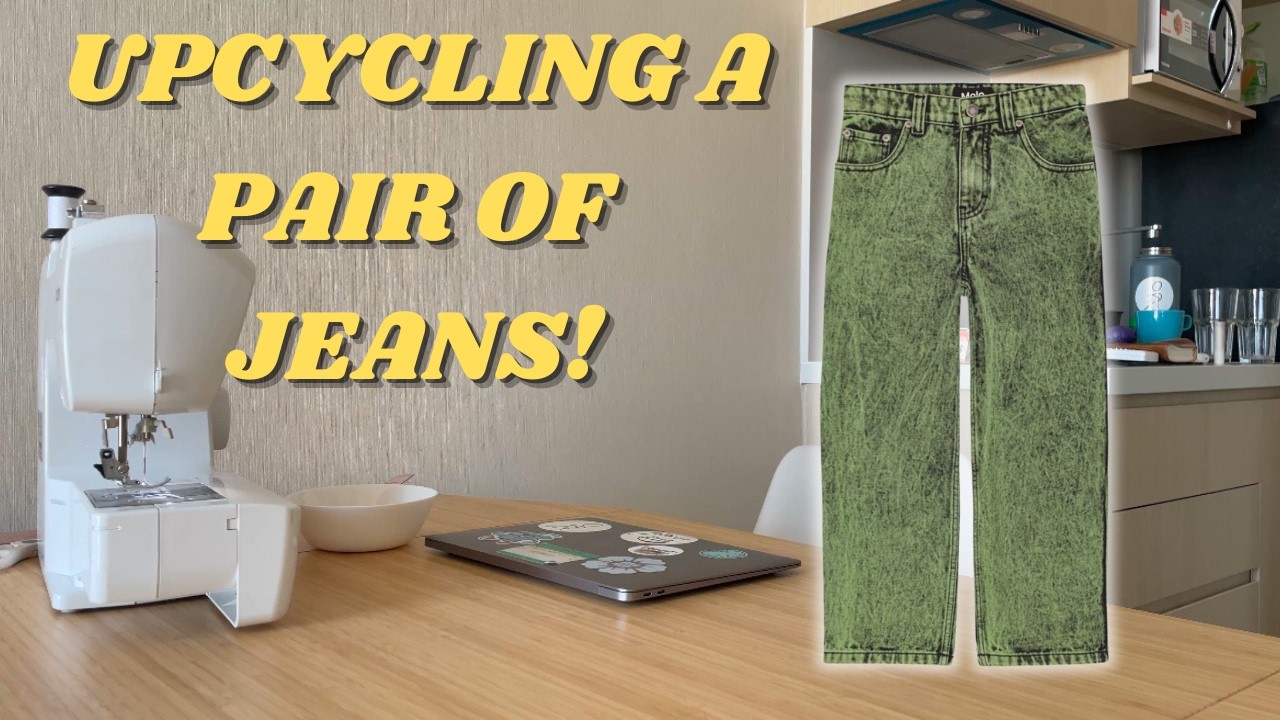 Upcycling My Friend's Ripped Jeans