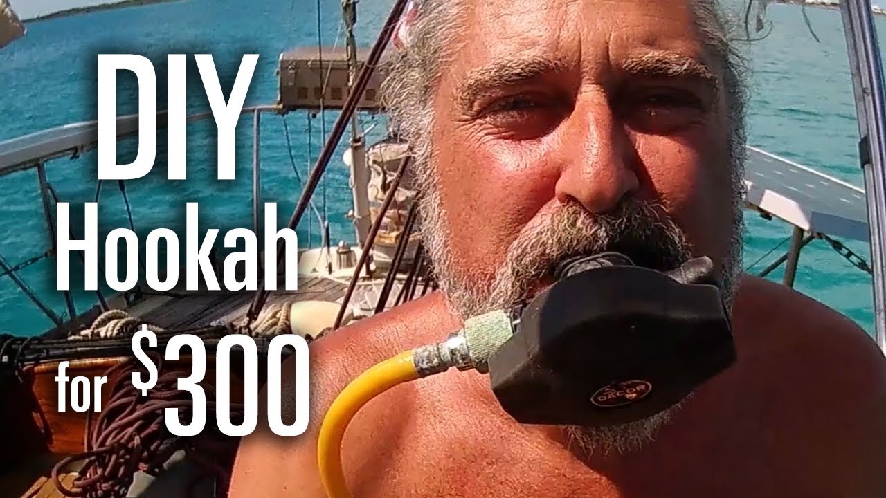Самодельный дайв-кальян за 300 долларов + очистка дна лодки!