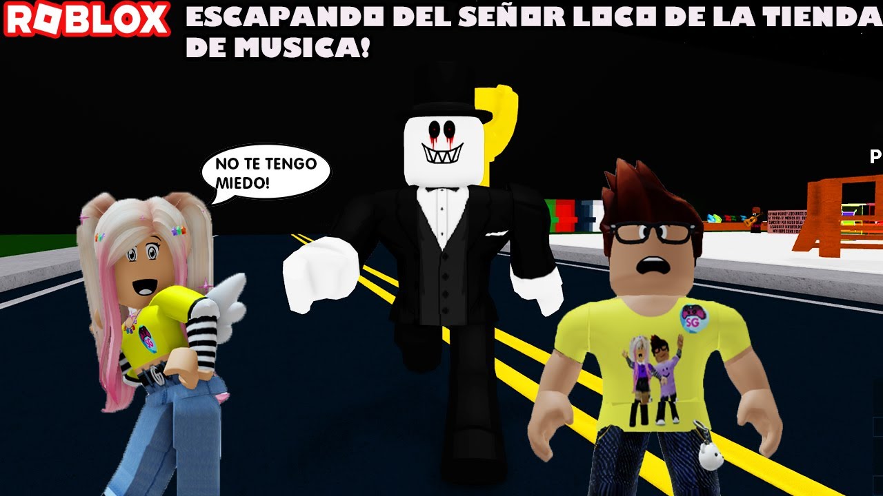 Escapando Del Señor Loco De La Tienda De Musica! 😵🤪😃