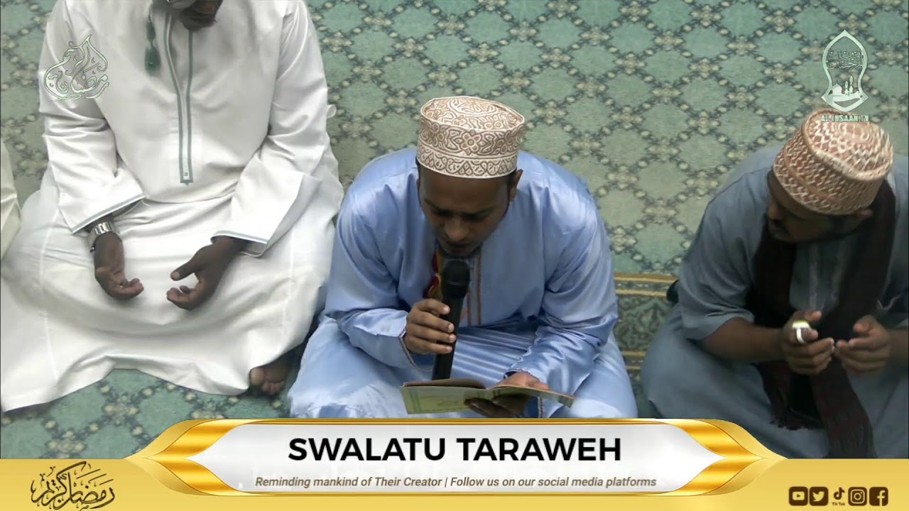 📺🛑LIVE : SWALATU TARAWEH | DAY 20 | MASJID SHARIFF ALI GANJONI