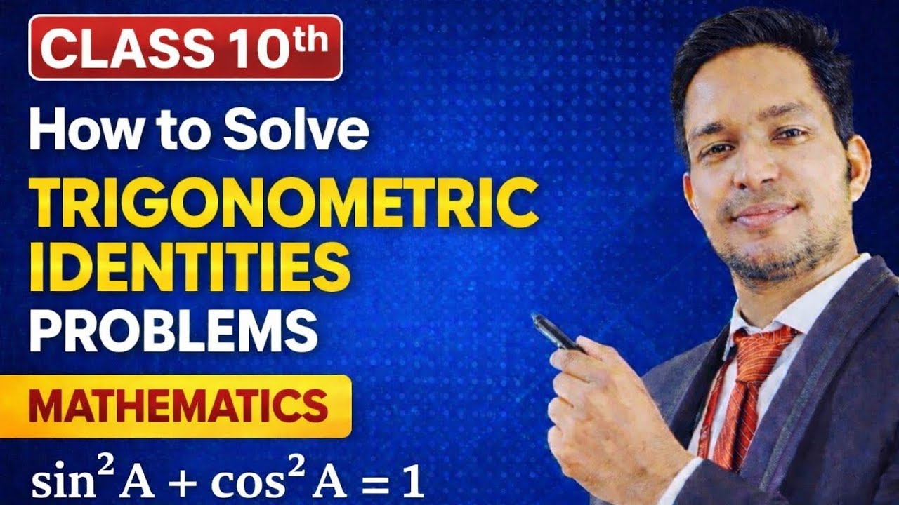 Class 10 Maths | How to Solve Trigonometric Identities Problems!!(Easy Method) maths by VA sir!! 