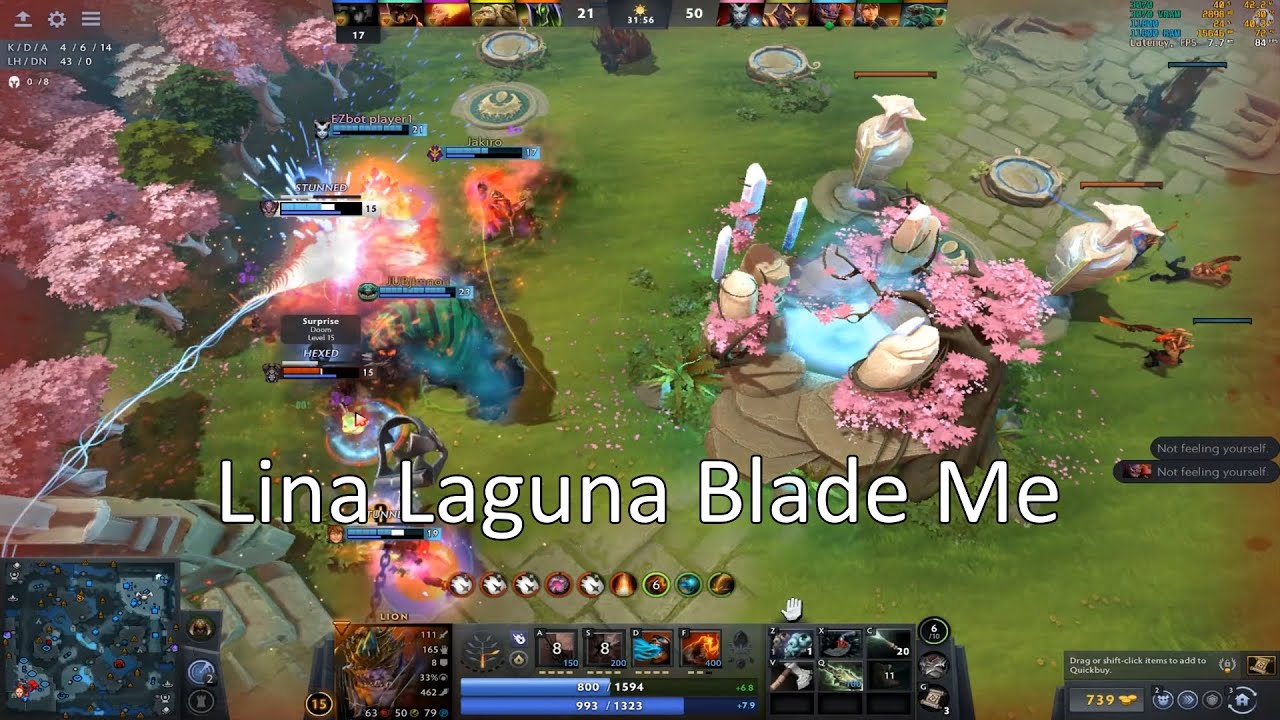 Lion support with tide hunter offlane, 7.39b Dota 2 Gameplay 71