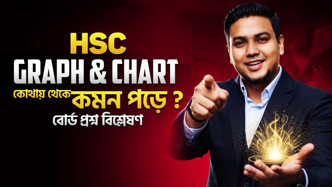 HSC Graph & Chart  যেখান থেকে কমন পড়ে!🔥 Graph & Chart Board Question Analysis 2026