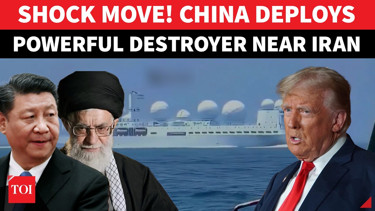 China To Iran's Defence? Xi Jinping Deploys Type 055 Destroyer Near Iran Amid US War Threat