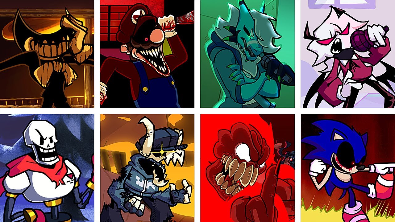 Nightmare Run but Every Turn Different Characters Sing It 🧡 (FNF Everyone Sings Nightmare Run)