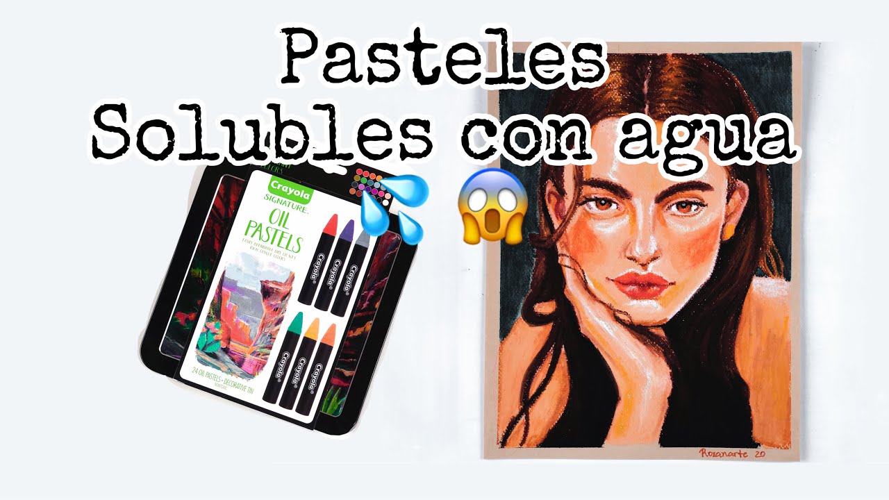 CRAYONES AL OLEO SOLUBLES CON AGUA!! 😱💦 REVIEW!!!