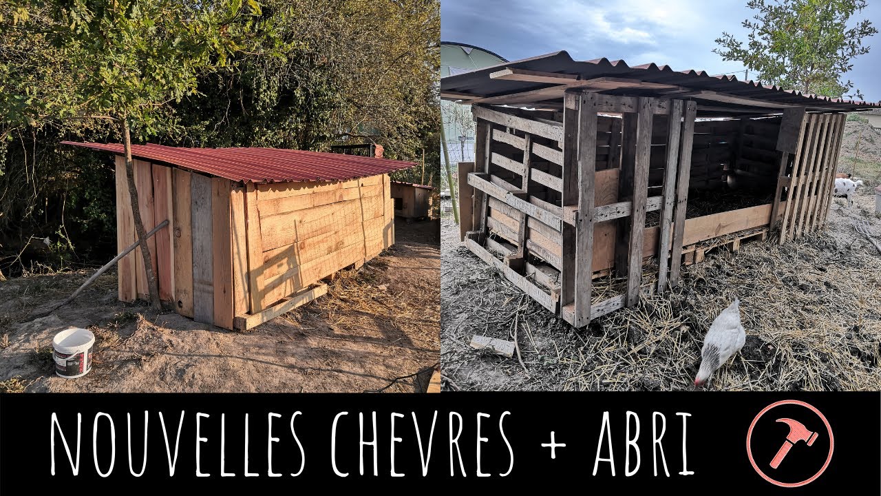 Fabrication d'un abri avec palettes et très peu d'argent (astuces).