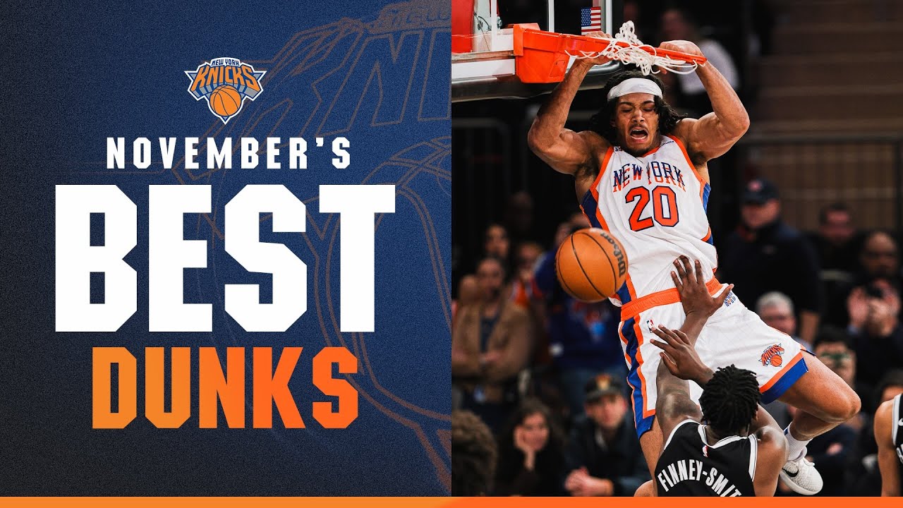 Knicks November Highlights: The TOP Dunks💥
