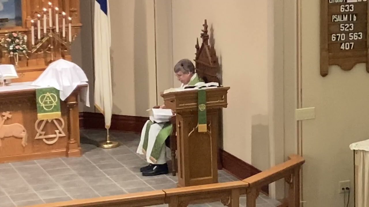 February 1st worship service at St. Peter's