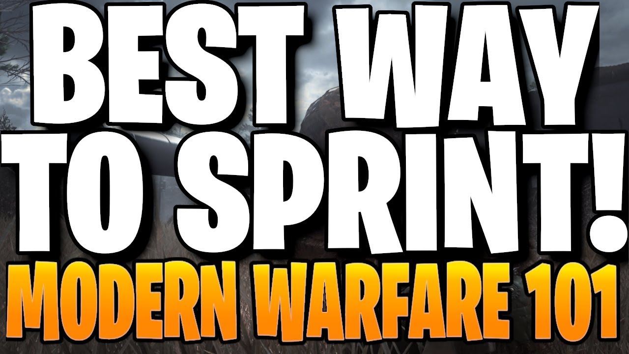 Best Way to Sprint in Modern Warfare! SPRINT, SUPER SPRINT, STRAFE JUMP, and MORE!!