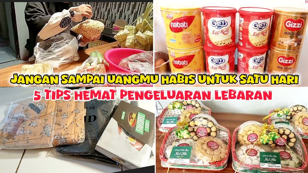5 STRATEGI HEMAT PENGELUARAN LEBARAN YANG AKAN MENYELEMATKANMU DARI BELANJA BERLEBIH ‼️