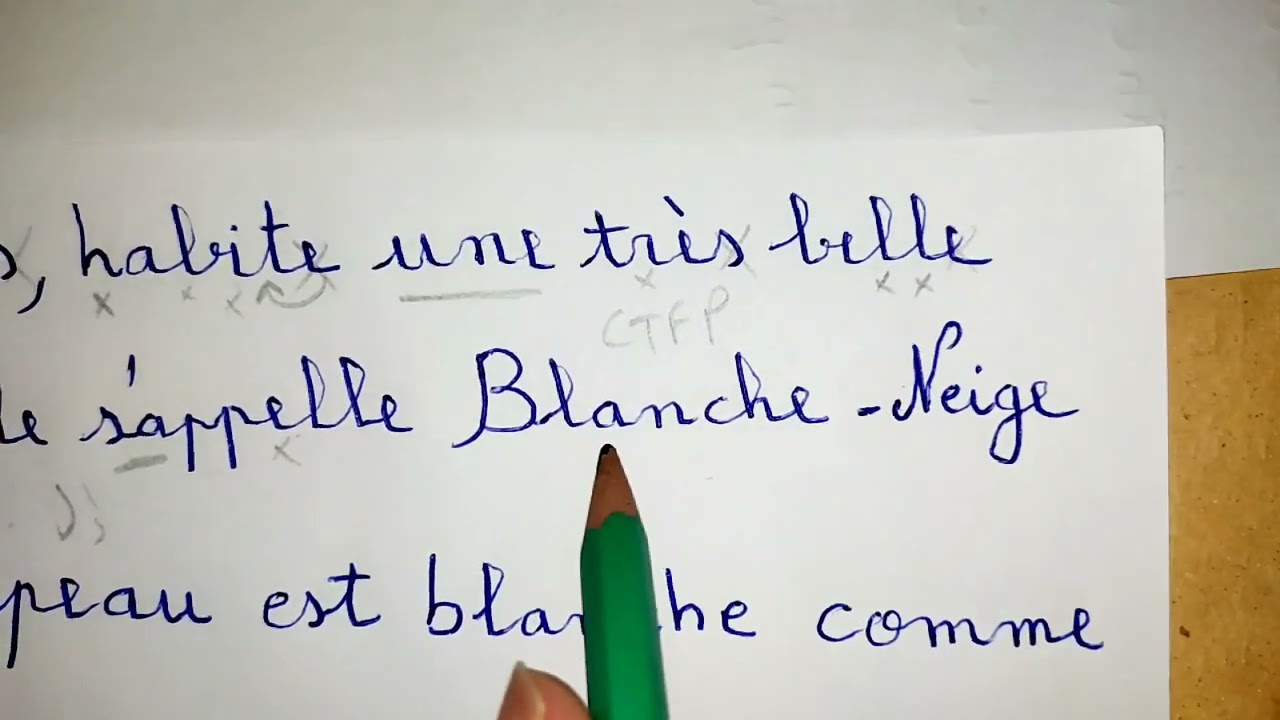 الدرس 29 : قصة قصيرة بالفرنسية Histoire Blanche Neige 🥶