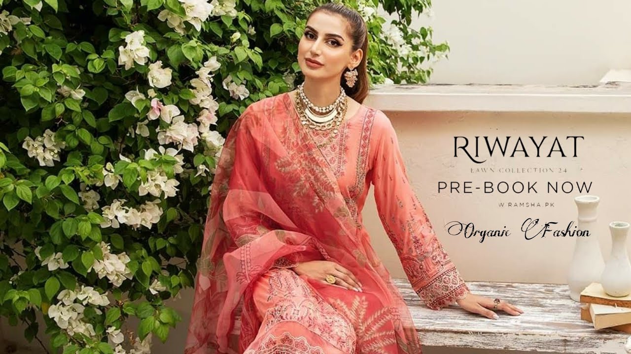 Ramsha Riwayat Luxury Lawn Collection 2024 | Ramsha New Unstitched Summer Lawn Collection 2024