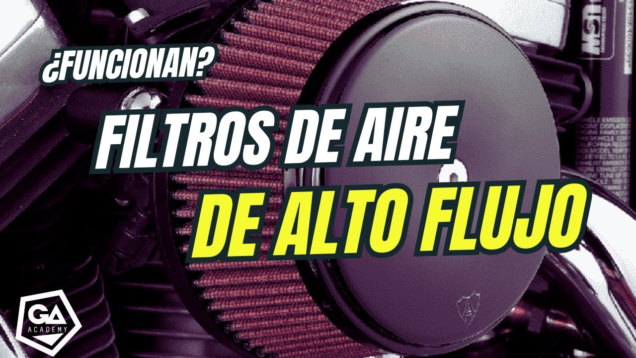 ¿Que le pasa a mi moto cuando pongo un filtro de aire de alto flujo?