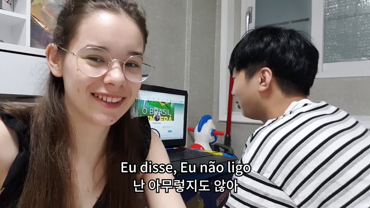 FAZENDO MEU MARIDO COREANO FICAR COM CIÚMES *Reação* | 질투 유발하는 브라질 아내