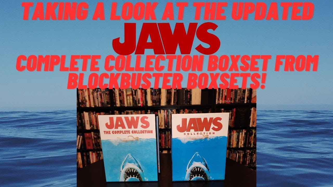 TAKING A LOOK AT THE UPDATED JAWS COMPLETE COLLECTION BOXSET FROM BLOCKBUSTER BOXSETS!