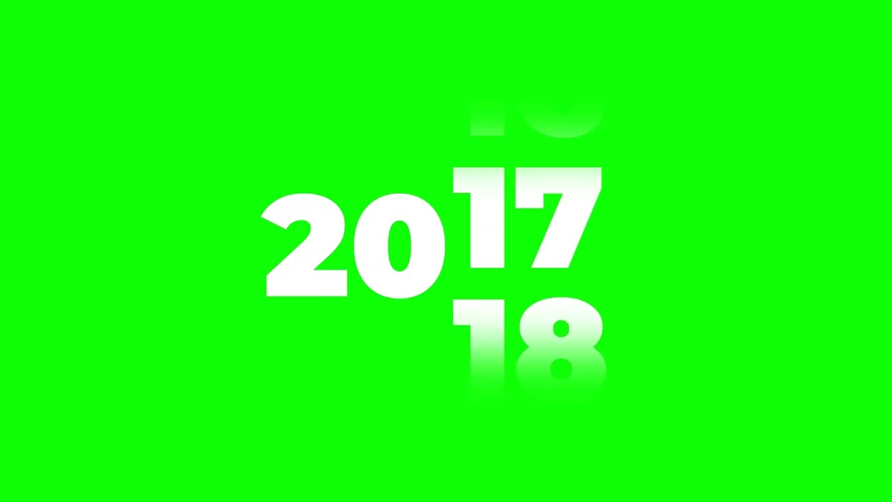 2000 to 2026 New Year Green Screen | Countdown Celebration Animation