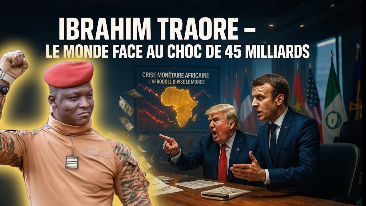 Ibrahim Traoré révèle le choc monétaire à 45 milliards $ qui fait trembler la France et Washington