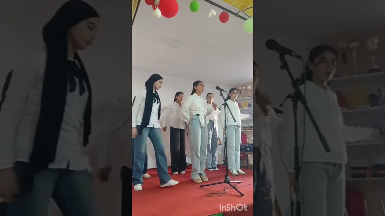 أنشودة " أزهو وأفخر "لتلميذات جمعية تمودة بحي عين شوفو خلال الحفل الختامي لفعاليات الأيام الثقافية