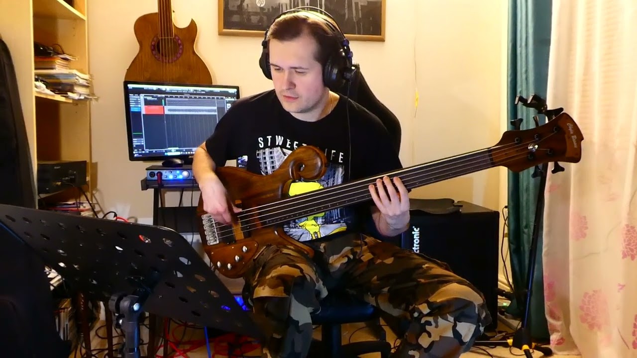 Chic - I Want Your Love fretless bass cover (Chyla Basses fretless 5 string)