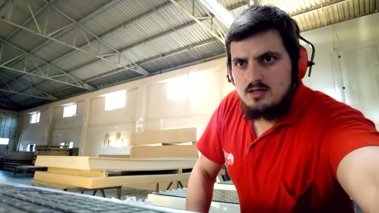 HOLZMA HPP 300 PROFİLİNE AHŞAP EBATLAMA MAKİNASI  Kesim